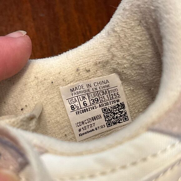 Reebok Pale Purple White Trainers Women’s Athletic Shoes US 8.5 - Picture 9 of 9